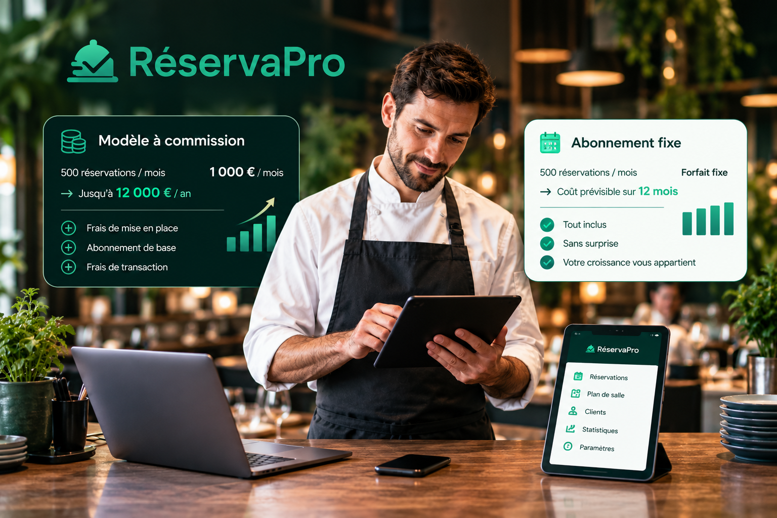 Réservation en ligne : le vrai prix de la commission pour votre restaurant